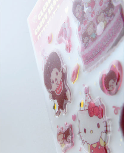 【シール】〈モンチッチ × サンリオ〉クリアキャンディシール （sh-0005)｜Sanrio  サンリオ モンチッチ シール
