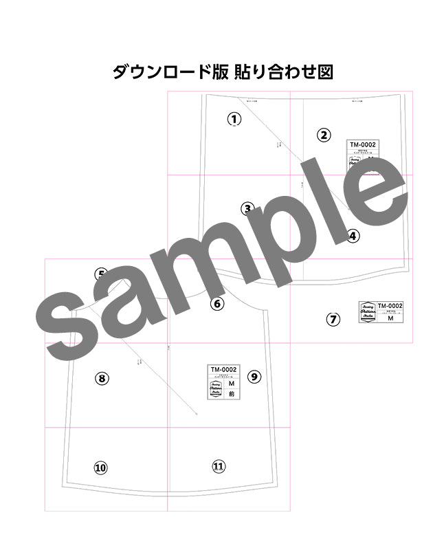 【型紙】布帛で作るインナーキャミソール （TM-0002）