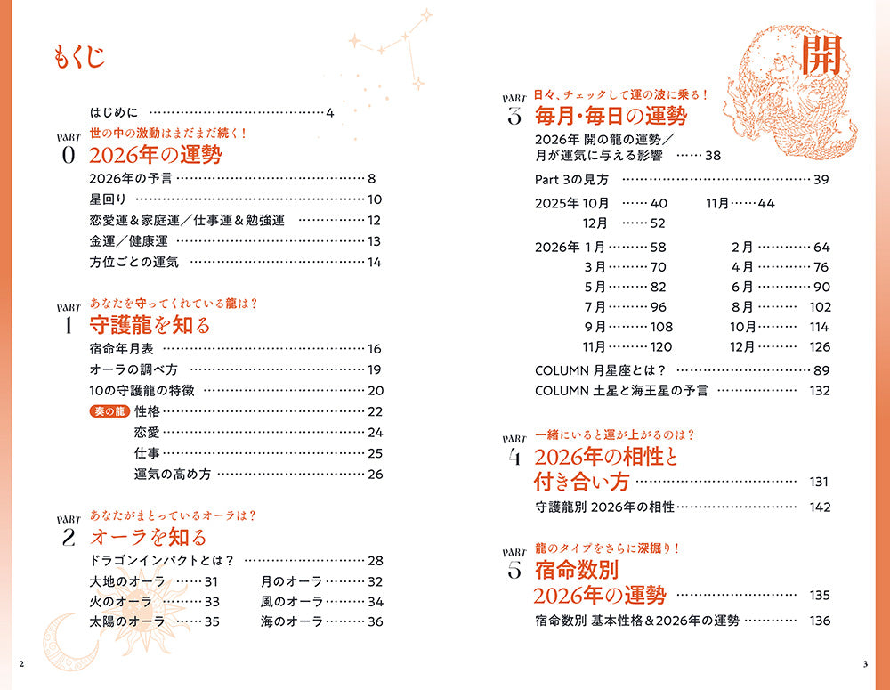 【書籍】Love Me Doの月と龍が導く守護龍占術 2026 結の龍(M1891)