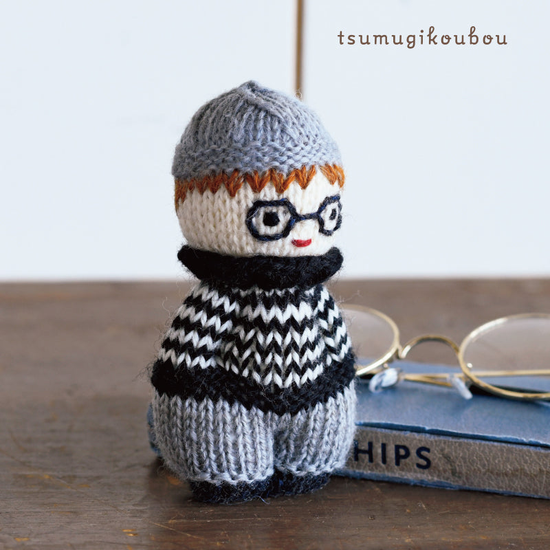 【あみぐるみキット】_《ボーダーなふたり（男の子）》byツムギコウボウ（kit-0048）